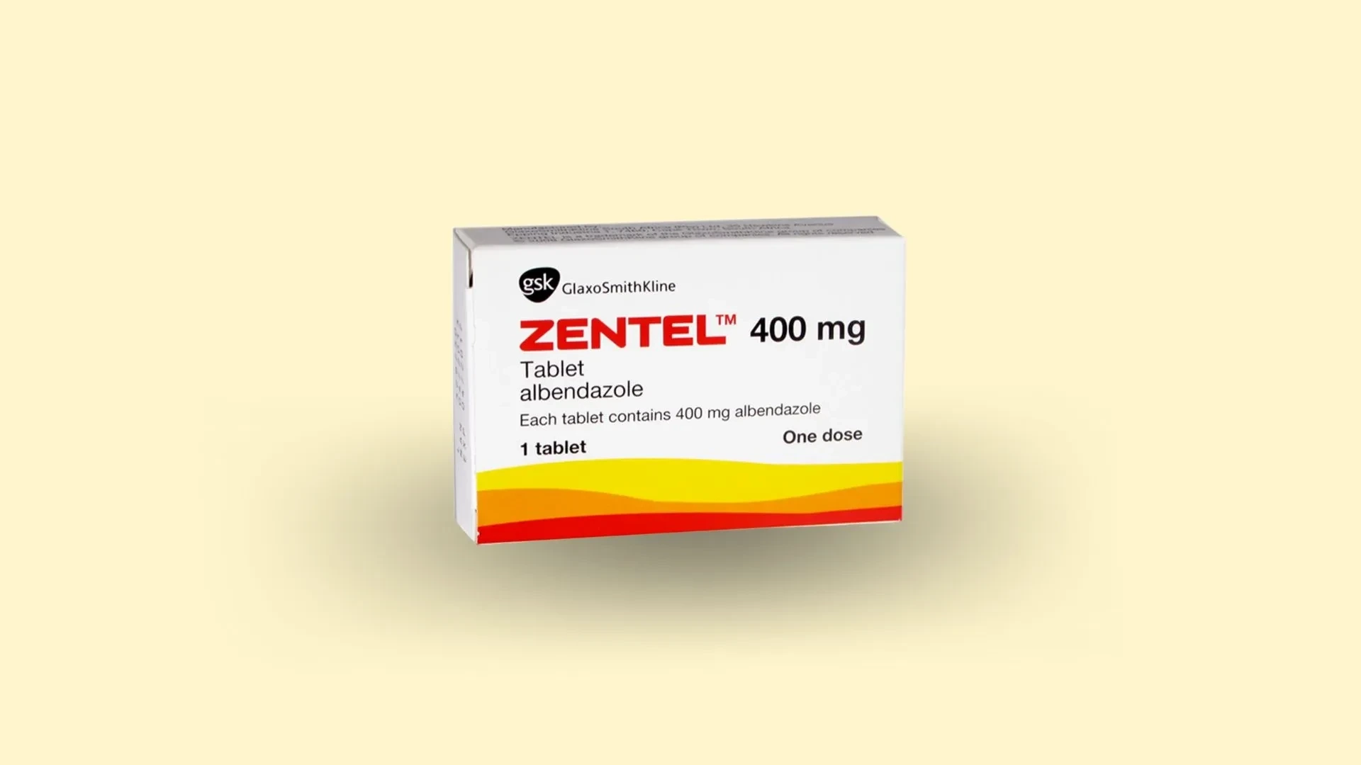 Opakowanie leku Zentel 400 mg